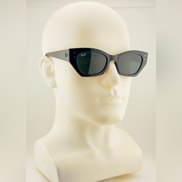 Ray-Ban Zena Bio Based Sunglasses RB4430 Polished black Frame Dark Gray Lenses main image 7
